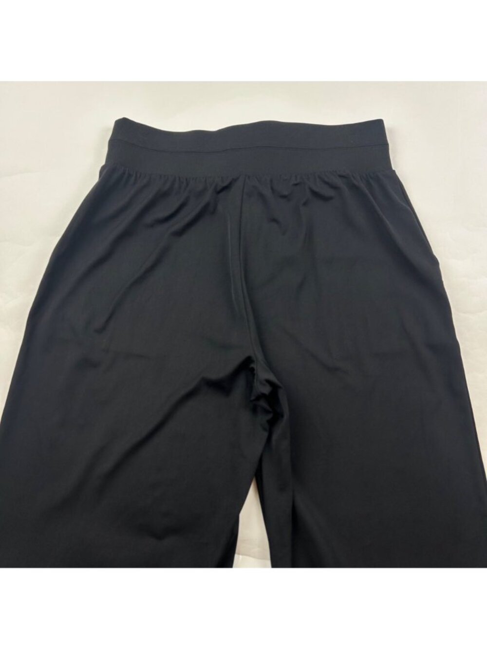 Lou & Grey Black Athletic Stretch Jersey Wide Leg Pant M - Picture 7 of 7